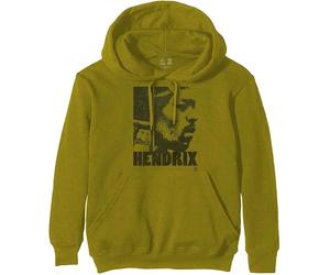 Jimi Hendrix Let Me Live Green XL Felpa con cappuccio
