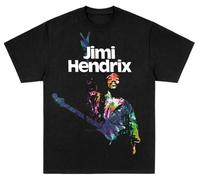 Jimi Hendrix Maglietta Band Musicale Rock Classico Psichedelico HEN-1012
