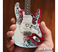 JIMI HENDRIX "Monterey" Replica Di Chitarra Fender Strat Scala 1:4 ~Axe Heaven~