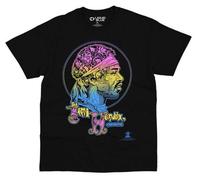 Jimi Hendrix Piccolo Ali Arcobaleno Classico Psychedelic Rock Uomo T-Shirt 31989