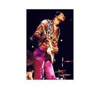 Jimi Hendrix - Poster su tela con scritta "His Penultimate Concert", decorazione per camera da letto, sport, paesaggio, ufficio, camera da letto, regalo, stile senza cornice, 40 x 60 cm
