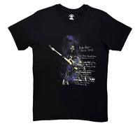 Jimi Hendrix Purple Haze Lyrics autorizzato Uomo maglietta