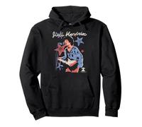 Jimi Hendrix Red White And Blue Stars Vintage Band Felpa con Cappuccio
