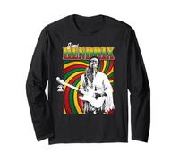 Jimi Hendrix Reggae Swirl On Stage Vintage Band Maglia a Manica