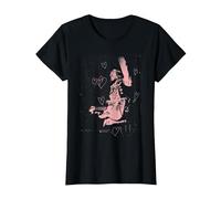 Jimi Hendrix San Valentino Maglietta, Donna, Nero, XXL