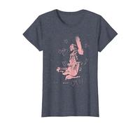 Jimi Hendrix San Valentino Maglietta, Donna, Pervinca, S