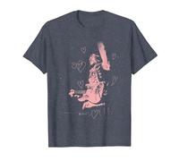 Jimi Hendrix San Valentino Maglietta, Uomo, Pervinca, 5XL