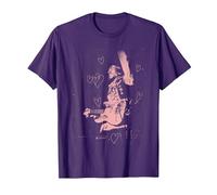 Jimi Hendrix San Valentino Maglietta, Uomo, Viola, L