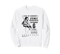 Jimi Hendrix Seattle dal Vivo in Concerto Felpa