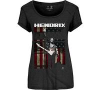 Ladies Jimi Hendrix Peace Flag autorizzato Donne maglietta