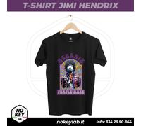 Jimi Hendrix T-shirt pop music rock guitar