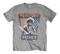 Jimi Hendrix - T-Shirt # S Grey Unisex # Electric Ladyland