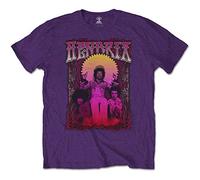 Jimi Hendrix - T-Shirt # Xl Unisex Purple # Karl Ferris Wheel