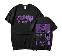 jiminhope Anime Chainsaw Man T-Shirt Makima Power Denji Pochita Reze Tee QuanXi Pullover Himeno Kobeni Higashiyama ASA Mitaka T-Shirt per i Fan degli Anime
