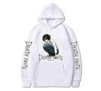 jiminhope Anime Death Note Felpa con Cappuccio L Lawliet Felpa con Cappuccio Lawliet Pullover Death Note L Yagami Light Kira Felpa con Cappuccio per Gli Appassionati di Anime