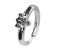 jiminhope Black Clover Quartet Knights Cosplay Anime Anello Demon Asta Anelli Regolabili Gioielli Unisex Prop Accessori Regalo