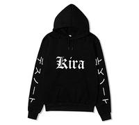 jiminhope Felpa con Cappuccio Anime Death Note Yagami Light Kira Felpa con Cappuccio per Fan degli Anime Felpa con Cappuccio Unisex a Maniche Lunghe