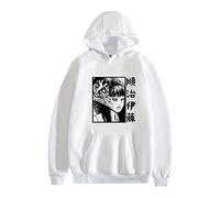 jiminhope Felpa con Cappuccio Junji Ito Unisex Anime Printed Pullover Felpa con Cappuccio Casual a Maniche Lunghe Cosplay de personnage d'anime