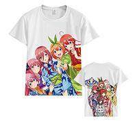 jiminhope Maglietta Unisex The Quintessential Quintuplets Anime Harajuku Manica Corta Nakano Ichika Nino Miku Yotsuba Itsuki Magliette Stampate