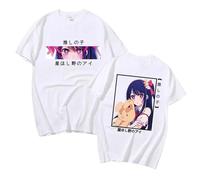 jiminhope Oshi No Ko Unisex T-Shirt Japan Anime Harajuku Cute Printed Casual Loose Tee Tops Cosplay Short Sleeve Teens Adult