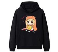 jiminhope Unisex Himouto! Umaru-Chan Felpa con Cappuccio Anime DOMA Umaru Pullover Felpe Maglione Harajuku Manica Lunga