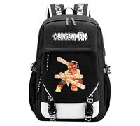 jiminhope Zaino Chainsaw Man Zaino Studente Zaino Anime Pochita Denji Makima Power Unisex Scuola Borsa Computer Borse Zaino da viaggio