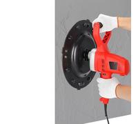 JIMINHUIXIN Levigatrice per Muro Professionale 1280W Elettrica, Frattazzatrice per Cemento Malta e Intonaco con 6 Gradi di velocità Regolabili, Macchina Levigatura e Politura per Pareti Costruzioni