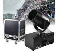 JIMINHUIXIN Macchina Neve Finta per Esterni 2000W, Macchina per La Produzione di Neve, Macchinas per la Neves Artificiale, Copertura 107ft², Effetto Neves per Feste Natalizie e Spettacoli