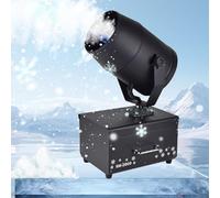 JIMINHUIXIN Macchina Neve per Esterni 2000W, Macchina per Fare la Neve con Doppio Telecomando, macchinas per Fiocchi di neves Macchina Neves Finta Professionale, Copre 107ft² per Feste e Eventi