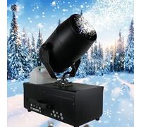 JIMINHUIXIN Macchina per la Neve per Feste e Esterni 2000W, Macchina Neve da Palco con Telecomando, spara Neve Finta Macchina per Fiocchi di Neves a 90° per Natale e Matrimoni