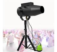 JIMINHUIXIN Macchina Produzione Schiuma 1000W e Cannone a Schiuma Professionale con Ventilatore Turbo, Kit Manutenzione Incluso, per Eventi Cortile, Centri Commerciali e Feste Bambini