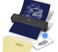 JimKing MT660 - Stampante per tatuaggi termici senza fili, Bluetooth, stampante per tatuaggi per principianti, compatibile con smartphone e PC