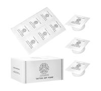 JimKing Spugna Dip Cup, 18Pcs tatuaggio ago forma risciacquo tazza, Tazze monouso Dip per tatuaggio inchiostro cambiamento, Clean Foam Cup Caps, Forniture per tatuaggio ago