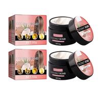 Jimkply Maschera Per Capelli Alla Noce Di Cocco, 2 Pezzi, Effetto Levigante Che Restituisce Lucentezza E Morbidezza Ai Capelli Danneggiati, Nutrizione Completa Dalle Radici Fino Alle Punte