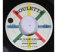 Jimmie Rodgers with Hugo Peretti & His Orchestra 45 RPM Oh-Oh, I'm Falling In Love Again / The Long Hot Summer