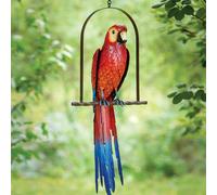 JIMMY Buffett Ispirato Oscillante Tropicale Pappagallo Metallo Giardino Scultura