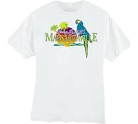 Jimmy Buffett's Margaritaville Restaurant T-shirt da uomo grafica unisex bianca top shirt, bianco, M