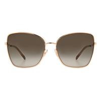 Jimmy Choo Alexis/s Occhiali Da Sole Donna Acciaio Farfalla Marrone 59mm