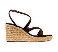 Jimmy Choo - Ayla 85 Sandalo Zeppa - - Shoes - Donna - Marrone - 40 EU
