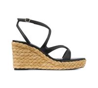Jimmy Choo - Ayla 85 Wedge Sandal - - Shoes - Donna - Nero - 36 EU