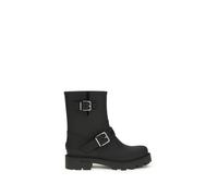 Jimmy Choo Black Polyurethane Rain Boots - EU41/US11