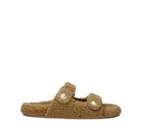 Jimmy Choo Brown Fabric Slippers - EU40/US10