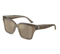 Jimmy Choo Donna JC5003 50405A Occhiali da sole Acetato Marrone Marrone Pillow Normale Specchiato