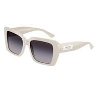 Jimmy Choo Donna JC5042 50088G Occhiali da sole Acetato Bianco Grigio Squadrata Normale Sfumato