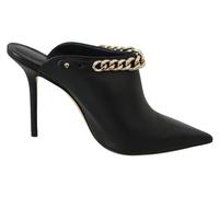 Jimmy Choo Elegant Black Gold Leather Pumps - EU37/US7