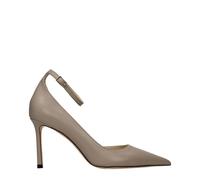 Jimmy Choo Gray Leather High Heel Pumps - EU36.5/US6.5