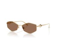 Jimmy Choo JC 4017 Women's Sunglasses - 55mm, Gold Frame with Green Lenses