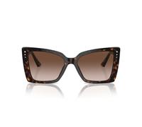 Jimmy Choo Jc 5001b Occhiali Da Sole Donna Avana Farfalla Marrone 54mm