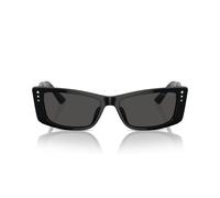 Jimmy Choo Jc 5002bu Occhiali Da Sole Donna Nero Rettangolari Grigio 55mm