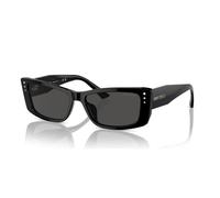 Jimmy Choo JC 5002BU Women's Sunglasses - 55mm, Black Frame with Dark Gray Lenses